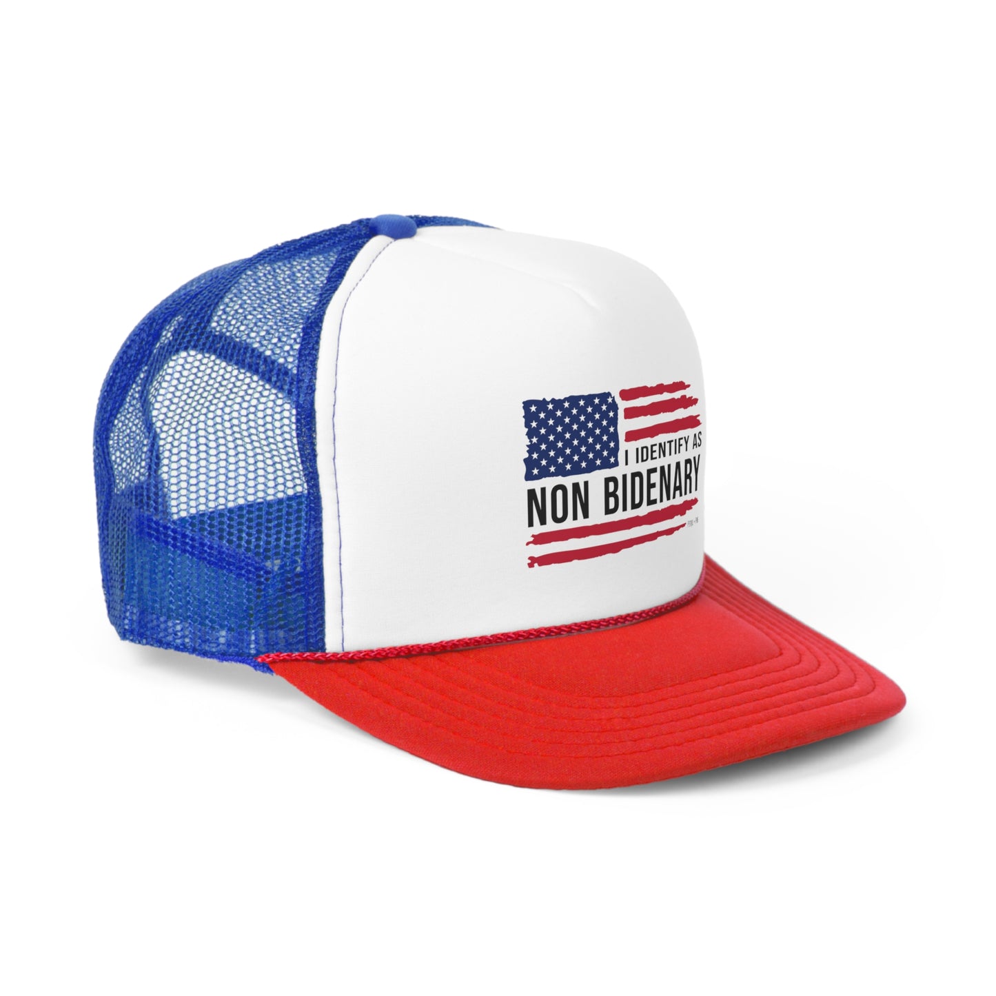 I Identify As Non-Bidenary Trucker Hat