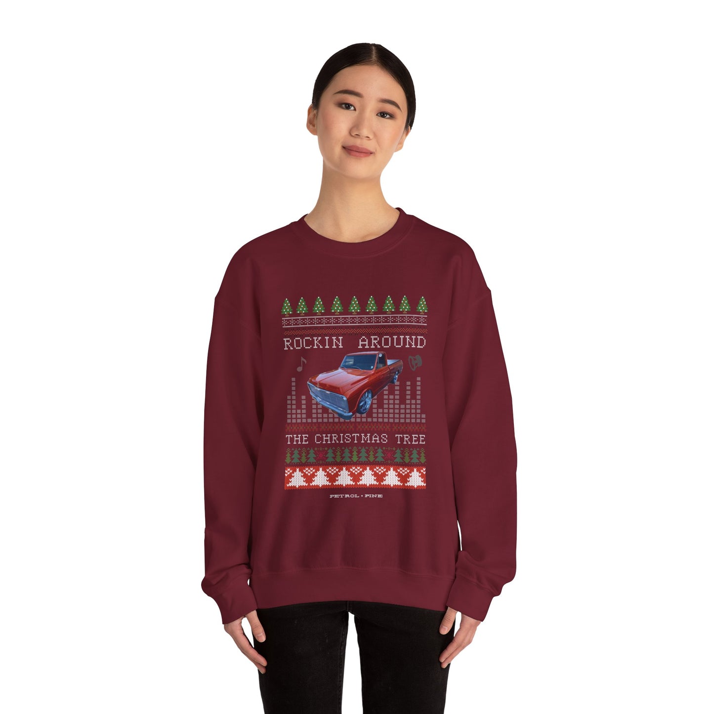 Rockin Around the Christmas Tree Unisex Crewneck Sweatshirt