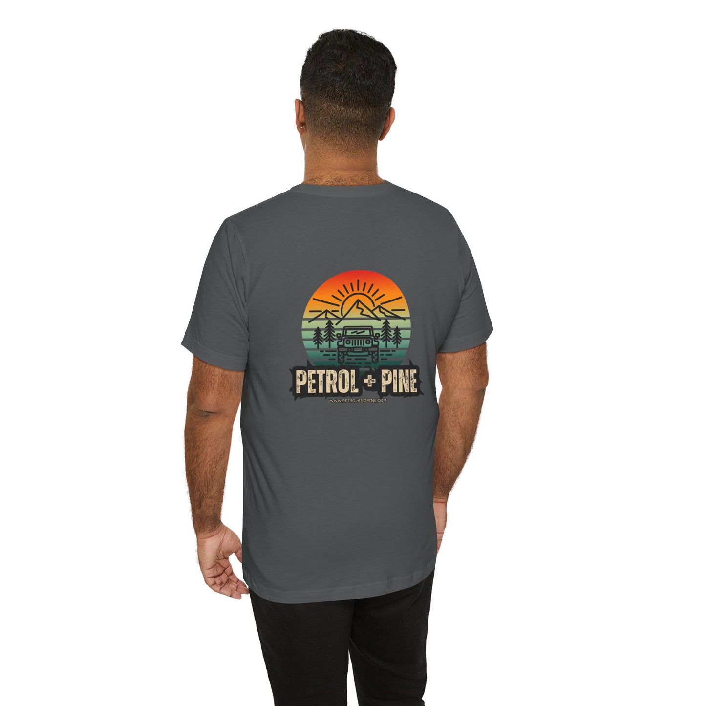 Petrol Pine Sunset Logo Unisex Tee