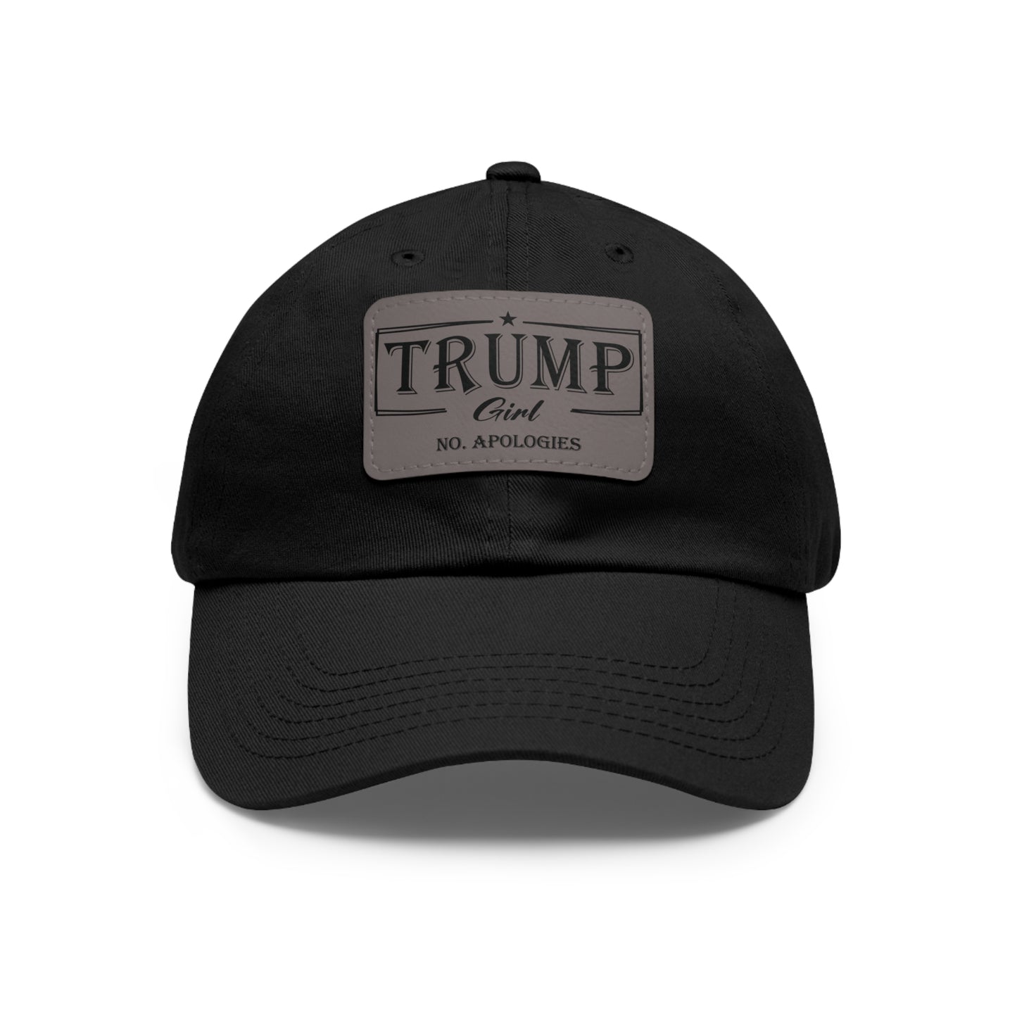 Trump Girl Hat - Leather Patch (Rectangle)