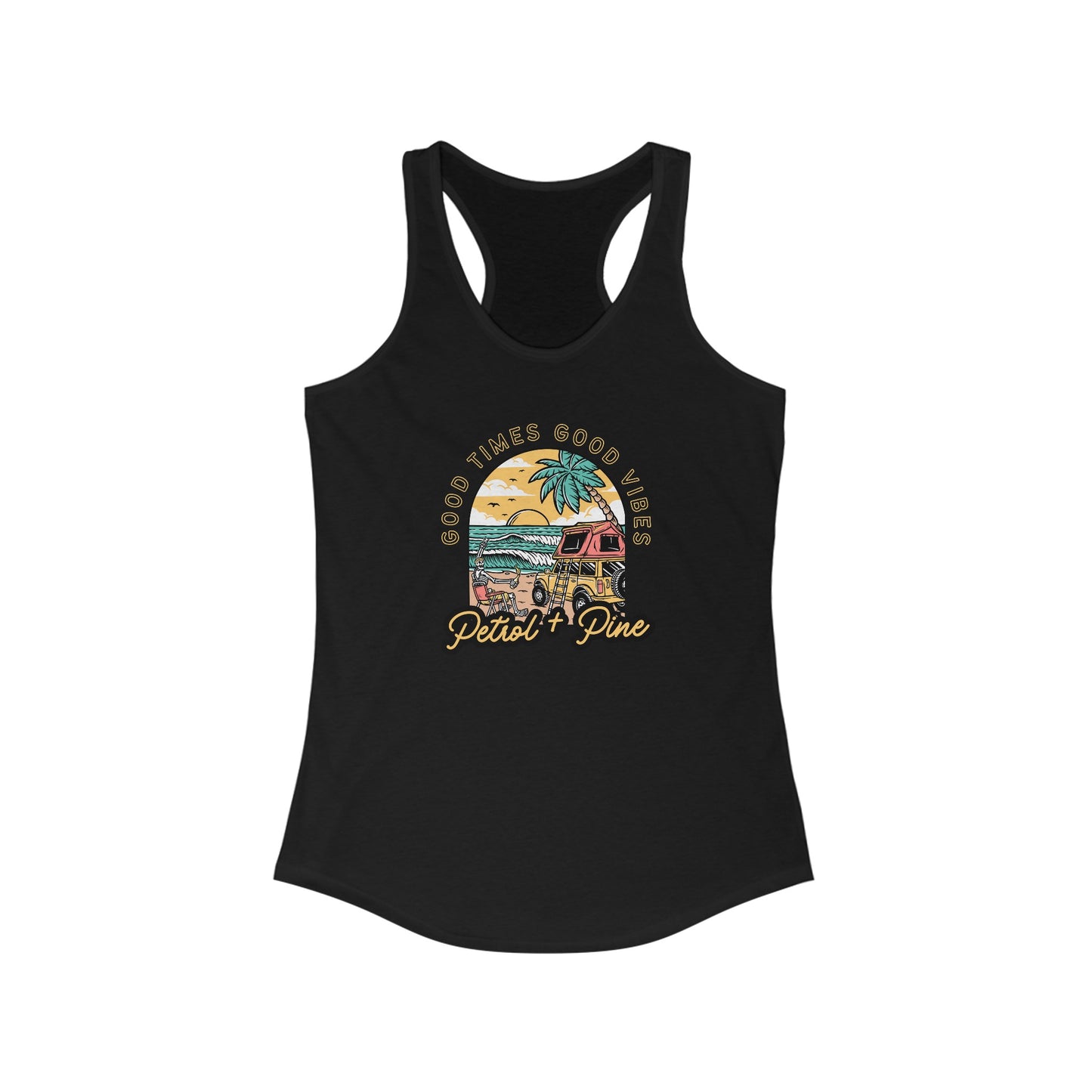 Good Times Good Vibes Logo Women's Tank