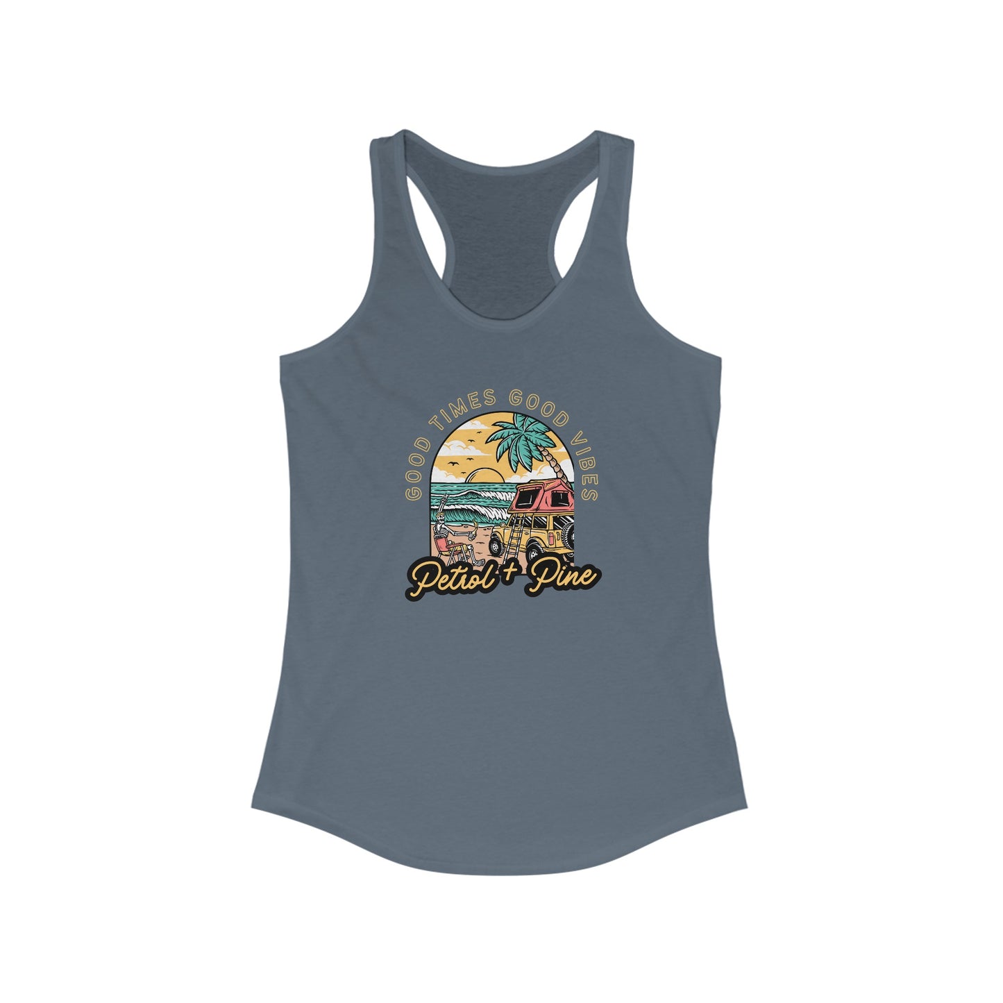 Good Times Good Vibes Logo Women's Tank