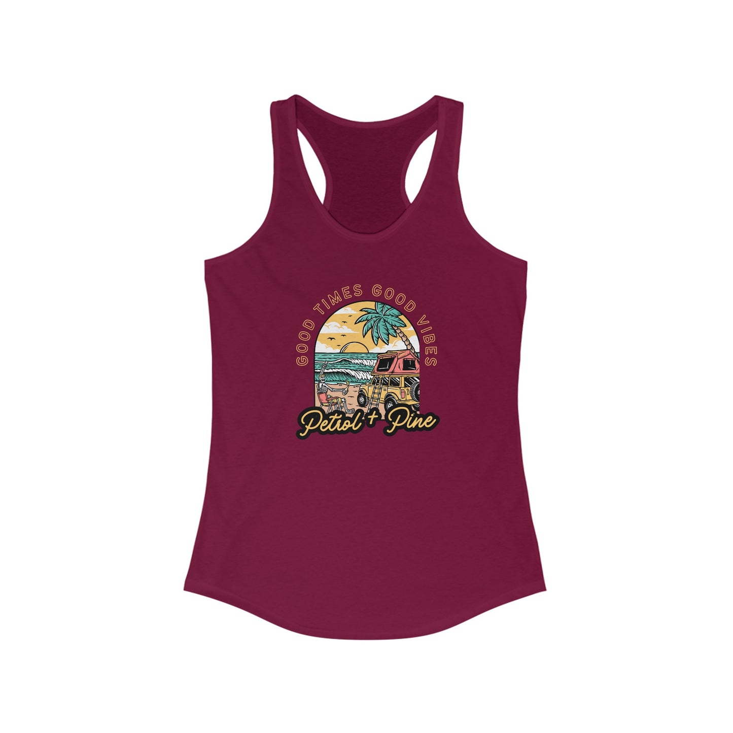 Good Times Good Vibes Logo Women's Tank