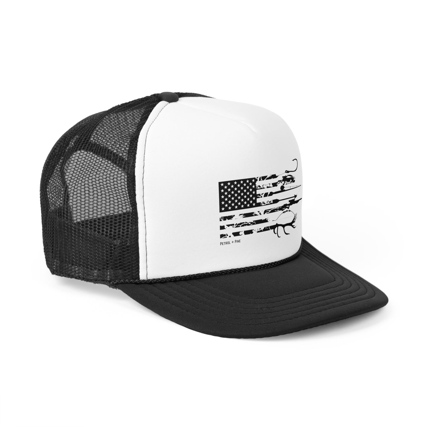 Flag Hunting Trucker Hat